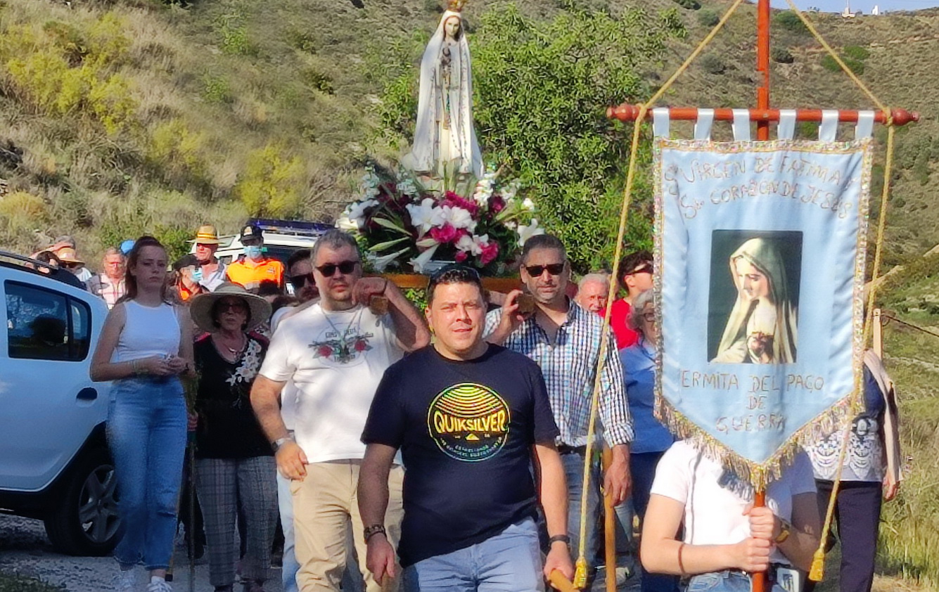 Los vecinos del Pago de Guerra volvieron a celebrar  su Romería en honor  de la Virgen de Fátima y Sagrado Corazón